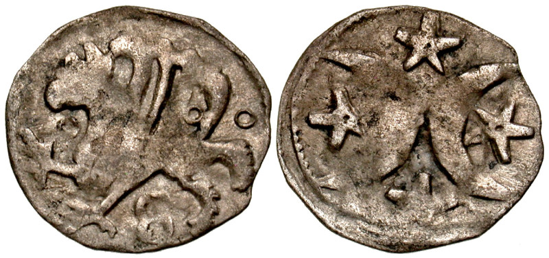 Pomerania, Goleniów. 15th Century AR vierchen (1/3 shilling) (14.2 mm, .40 g). T...