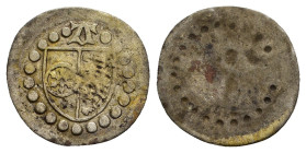 GERMANIA. Mainz. Albrecht II (1514-1545). Uniface Hohlpfennig. MI (g 0,25). Scudo; A sopra; bordo perlinato. Pick 255. BB. Nr. Reg. 623/24