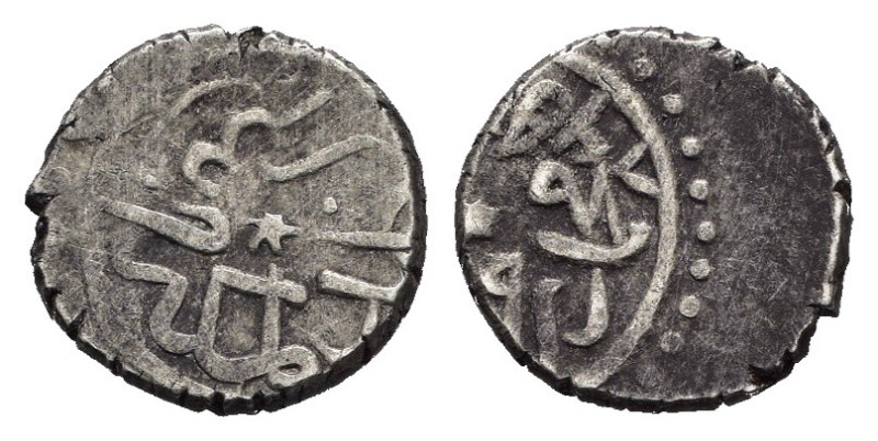 IMPERO OTTOMANO. Mehmed II (1444-1446, 1451-1481). Akce, anno 865 (1461). AR (g ...
