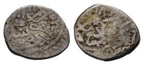 IMPERO OTTOMANO. Suleyman I (1520-1566). Akce, anno 926 (1520). AR (g 0,70). Leggenda attorno a stella. R/ Leggenda attorno a stella. N#42825. qBB. Nr...