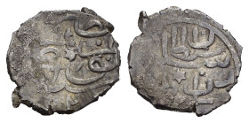 IMPERO OTTOMANO. Suleyman I (1520-1566). Akce, anno 926 (1520). AR (g 0,70). Leggenda attorno a stella. R/ Leggenda attorno a stella. N#42825. qBB. Nr...