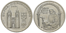 PORTOGALLO. 500 Escudos 1995. Ag. qFDC