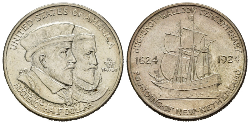 STATI UNITI D'AMERICA. Mezzo Dollaro 1924. AR (g 12,41). Zecca di Philadelphia. ...