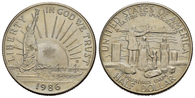 STATI UNITI. Mezzo Dollaro 1986, zecca di Denver. NI (g 11,15). Statua della Lib...
