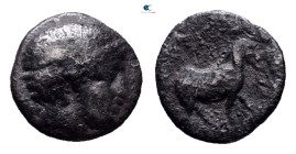 Thrace. Ainos circa 408-406 BC. Diobol AR