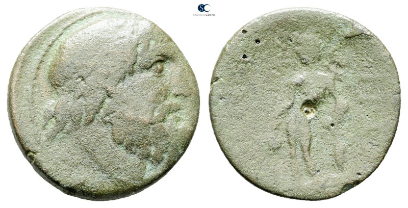Thrace. Ainos circa 200-100 BC. 
Bronze Æ

24 mm, 7,13 g



Fine