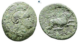 Kings of Thrace. Uncertain mint. Macedonian. Lysimachos 305-281 BC. Bronze Æ