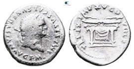 Titus AD 79-81. Rome. Denarius AR
