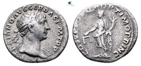 Trajan AD 98-117. Rome. Denarius AR