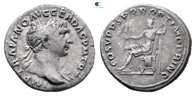 Trajan AD 98-117. Rome. Denarius AR