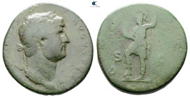 Hadrian AD 117-138. Rome. Sestertius Æ