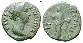Diva Faustina I AD 140-141. Rome. As Æ