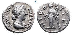 Faustina II AD 147-175. Rome. Denarius AR