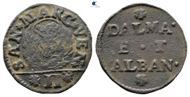 Italy. Dalmatia et Albania (under venetian rule) after AD 1700. 2 Soldi Cu