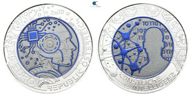 Austria.  AD 2019. Künstliche Intelligenz. 25 Euro 2019 with Box and CoA