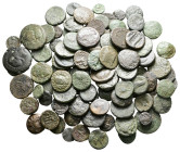 Lot of ca. 100 greek bronze coins / SOLD AS SEEN, NO RETURN!Fine