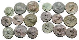 Lot of ca. 9 roman provincial bronze coins / SOLD AS SEEN, NO RETURN!Nearly Very Fine