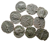 Lot of ca. 10 roman bronze coins / SOLD AS SEEN, NO RETURN!Very Fine