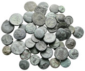 Lot of ca. 50 ancient bronze coins / SOLD AS SEEN, NO RETURN!Fine