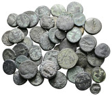 Lot of ca. 50 ancient bronze coins / SOLD AS SEEN, NO RETURN!Fine