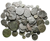 Lot of ca. 100 byzantine bronze coins / SOLD AS SEEN, NO RETURN!Fine