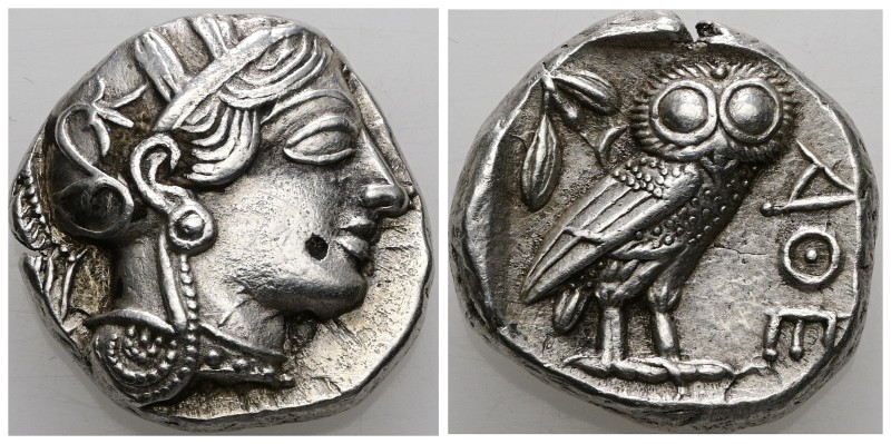 Attica. Athens circa 454-404 BC. Tetradrachm AR
Obv: Head of Athena right, wear...