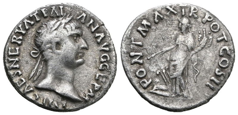 ROMAN IMPERIAL
Trajan. AD 98-117. AR Denarius Weight 2,75 gr - Diameter 16 mm.