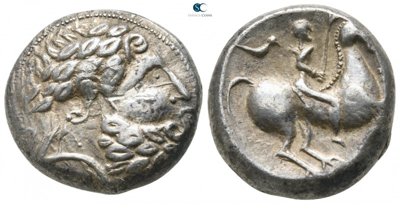 Eastern Europe. Audoleon/ Vogelreiter Type circa 300 BC. Tetradrachm AR

23 mm...