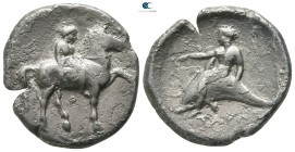 Calabria. Tarentum circa 365-355 BC. Nomos AR