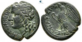 Sicily. Syracuse. Hiketas II 287-278 BC. Struck circa 283-279 BC. Litra Æ
