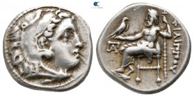 Kings of Macedon. 'Kolophon'. Philip III Arrhidaeus 323-317 BC. In the types of Alexander III. Struck circa 323-319 BC. Drachm AR