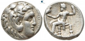 Kings of Macedon. Babylon. Alexander III "the Great" 336-323 BC. Early posthumous issue. Tetradrachm AR
