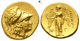 Kings of Macedon. Salamis. Alexander III "the Great" 336-323 BC. Struck circa 315-300 BC. Stater AV