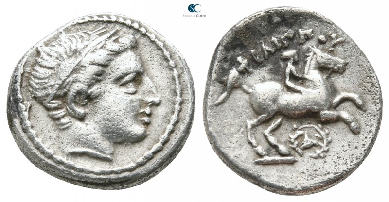 Kings of Macedon. Amphipolis. Philip II of Macedon 359-336 BC. Struck under Anti...