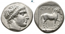 Kings of Macedon. Aigai. Archelaos 413-400 BC. Stater AR