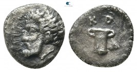 Thrace. Kotys I 382-359 BC. Diobol AR