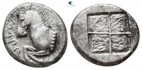 Thrace. Maroneia 470-450 BC. Drachm AR