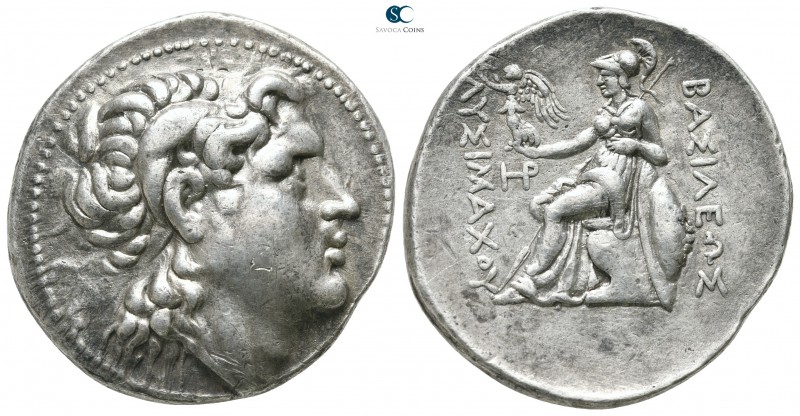 Kings of Thrace. Lampsakos. Macedonian. Lysimachos 305-281 BC. Struck circa 297-...
