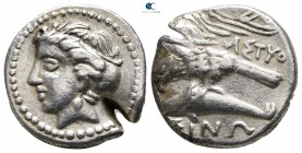 Paphlagonia. Sinope 330-300 BC. ΑΣΤΥΟ- (Astyo-), magistrate. Drachm AR