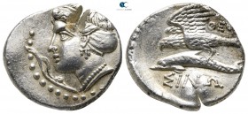 Paphlagonia. Sinope 330-300 BC. Theoti-, magistrate. Drachm AR
