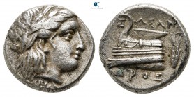 Bithynia. Kios . ΣΩΣΑΝΔΡΟΣ (Sosandros), magistrate 350-300 BC. Hemidrachm AR