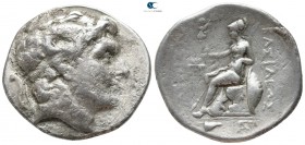 Bithynia. Kios  circa 280-250 BC. In the name and types of Lysimachos of Thrace. Tetradrachm AR