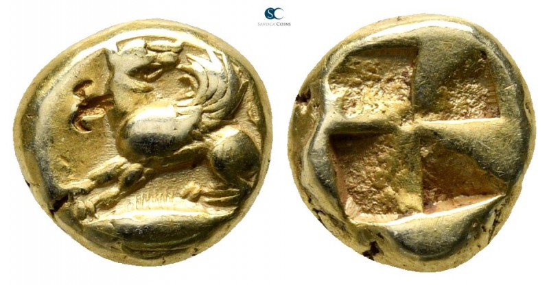 Mysia. Kyzikos circa 550-450 BC. 
Hekte - 1/6 Stater EL

10 mm., 2,67 g.

W...