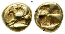Mysia. Kyzikos circa 550-450 BC. Hekte - 1/6 Stater EL