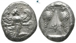 Caria. Kaunos  circa 430-410 BC. Stater AR