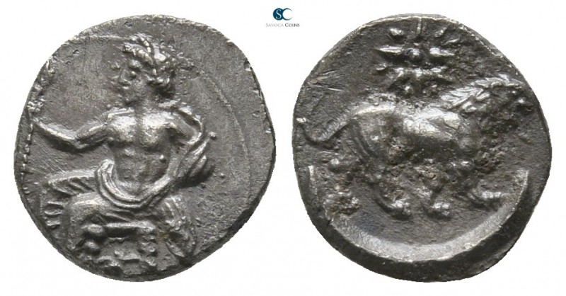 Cilicia. Tarsos. Mazaios, Satrap of Cilicia 361-334 BC. 
Obol AR

10 mm., 0,6...
