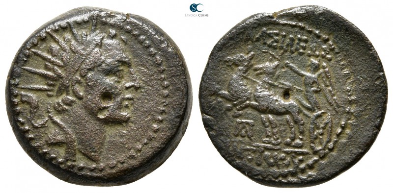 Seleukid Kingdom. Ake-Ptolemaïs. Antiochos IV Epiphanes 175-164 BC. 
Bronze Æ
...