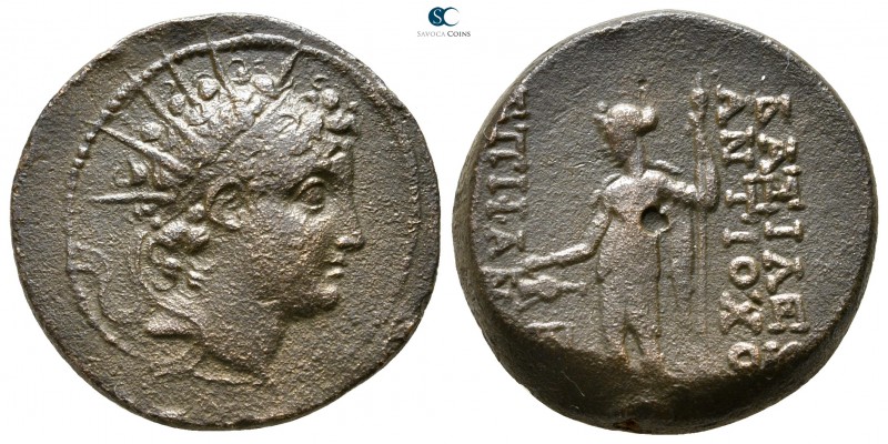 Seleukid Kingdom. Apameia. Antiochos VI Dionysos 144-142 BC. 
Bronze Æ

23 mm...