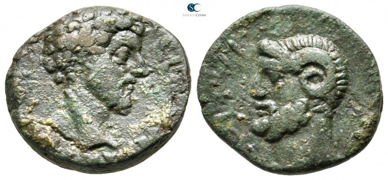 Macedon. Cassandreia. Marcus Aurelius AD 161-180. 
Bronze Æ

20 mm., 5,41 g....