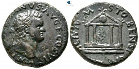 Macedon. Stobi. Titus, as Caesar AD 76-78. Bronze Æ